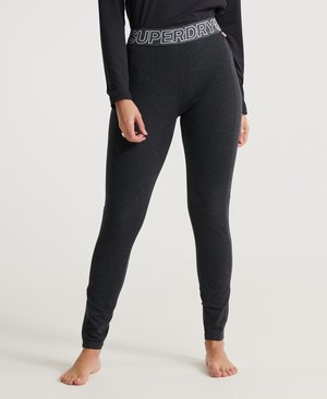 Superdry Merino Baselayer Leggings Női Sportruházat Sötét Szürke/Fekete | JIPDT3271